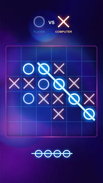 Tic Tac Toe 2 Player: XO Game (Тик Так Тоу 2 игрока) [МОД: Все открыто, Дополнительные деньги и Меню MOD] Screenshot 5
