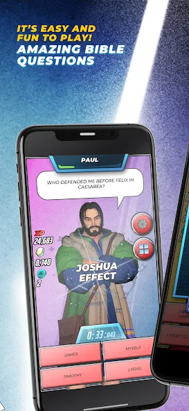 Bible Trivia Game: Heroes (Библейская игра викторина) [МОД: Все открыто, Дополнительные деньги и Меню MOD] Screenshot 3