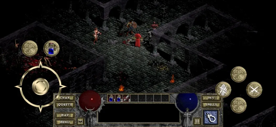 DevilutionX - Diablo 1 port (ДевилутионЭкс) [МОД: Много монет, Открытые уровни и Мега MOD] Screenshot 2