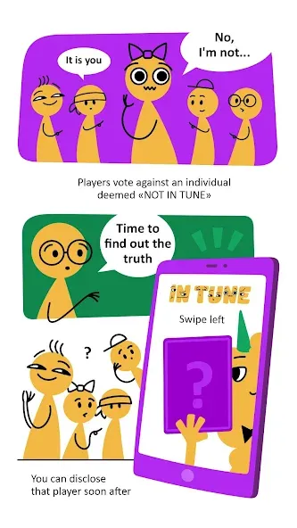 In Tune: party game [МОД: Меню, Бесконечные монеты и Открытые уровни] Screenshot 4