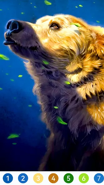 Animal Paint by Number Game (Анимал Пэйнт бай Намбер Гэйм) [МОД: Деньги, Монеты и Меню MOD] Screenshot 5