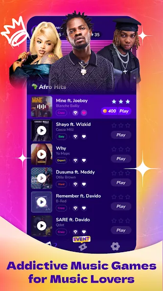 Boomstar - Piano Music Master (Бумстар) [МОД: Деньги, Монеты и Меню MOD] Screenshot 1