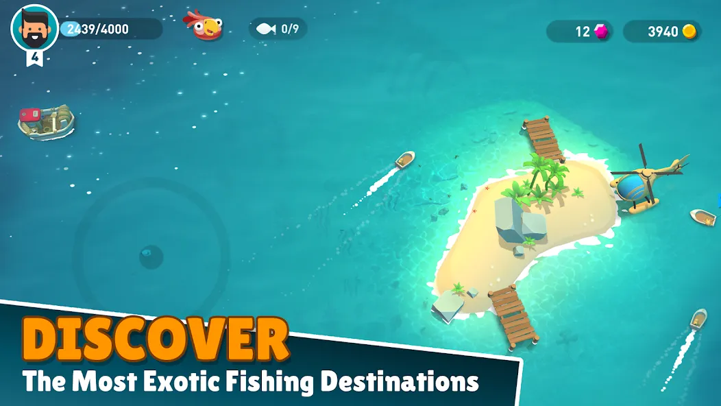 Creatures of the Deep: Fishing (Кричерс оф зе Дип) [МОД: Деньги, Монеты и Меню MOD] Screenshot 1