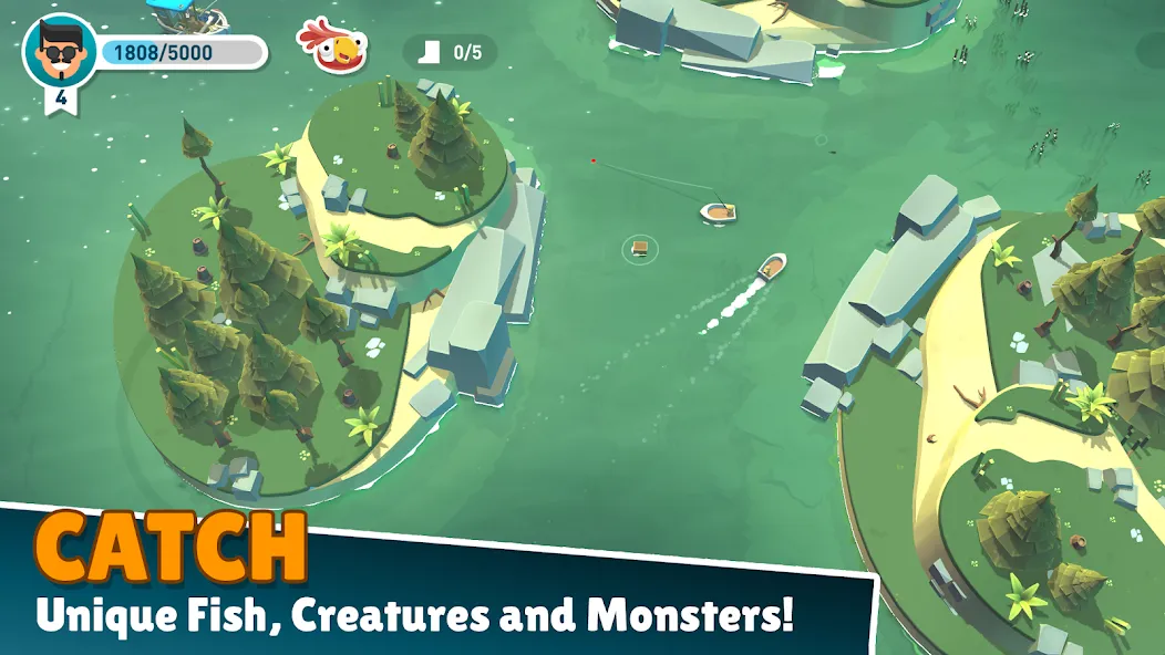 Creatures of the Deep: Fishing (Кричерс оф зе Дип) [МОД: Деньги, Монеты и Меню MOD] Screenshot 2