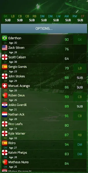 True Football 3 (Тру Футбол 3) [МОД: Все открыто, Дополнительные деньги и Меню MOD] Screenshot 3