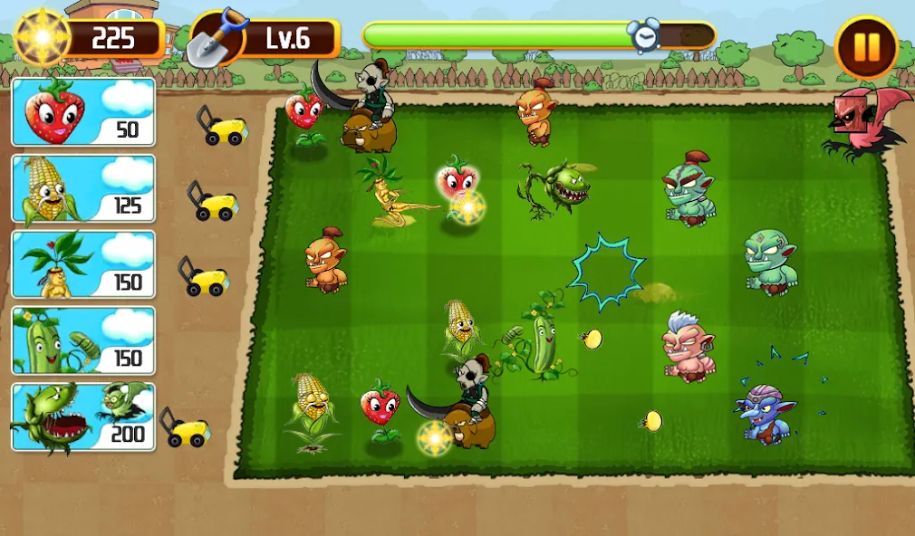 Plants vs Goblins 4 (Планты против Гоблинов 4) [МОД: Все открыто, Дополнительные деньги и Меню MOD] Screenshot 1