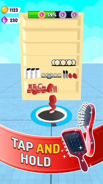 Hole and Fill: Collect Master! (Хол и Филл) [МОД: Много монет, Открытые уровни и Мега MOD] Screenshot 4