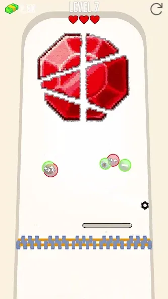 Saw Brick Crusher – Pong 3D (Со Брик Крашер) [МОД: Бесконечные деньги, Монеты и Мега MOD] Screenshot 1