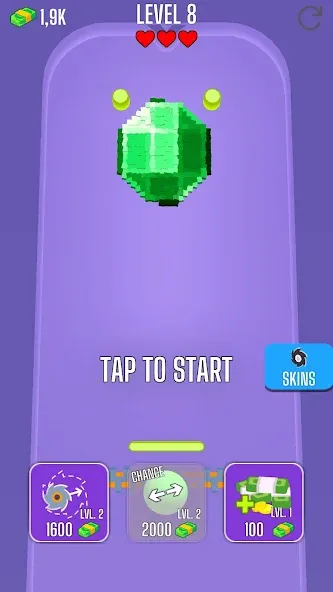 Saw Brick Crusher – Pong 3D (Со Брик Крашер) [МОД: Бесконечные деньги, Монеты и Мега MOD] Screenshot 2