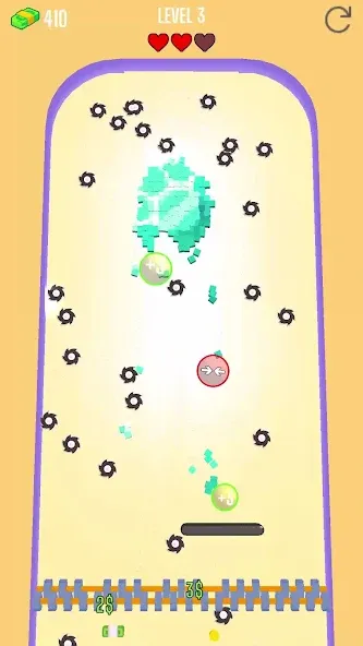 Saw Brick Crusher – Pong 3D (Со Брик Крашер) [МОД: Бесконечные деньги, Монеты и Мега MOD] Screenshot 3