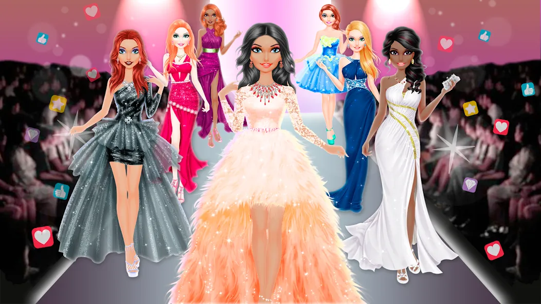 Makeup games makeover dress up [МОД: Много монет, Открытые уровни и Мега MOD] Screenshot 2