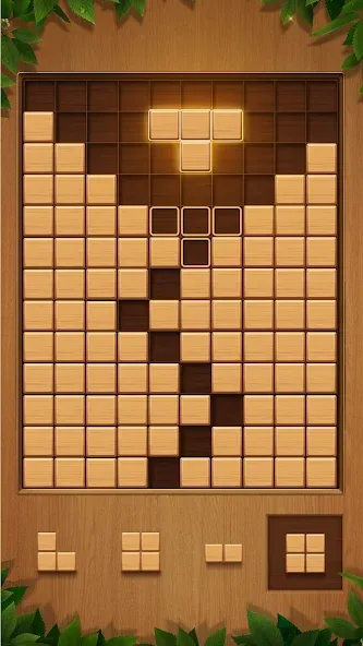 QBlock: Wood Block Puzzle Game (Вуд Блок Пазл) [МОД: Много монет, Открытые уровни и Мега MOD] Screenshot 1