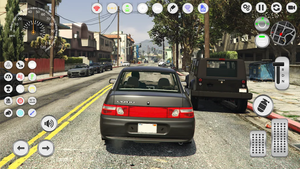 Lada 2110: Urban Simulator [МОД: Много монет, Открытые уровни и Мега MOD] Screenshot 2