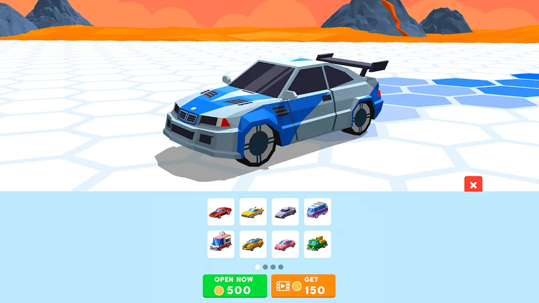 Cars Arena: Fast Race 3D (Карс Арена) [МОД: Много монет, Открытые уровни и Мега MOD] Screenshot 1