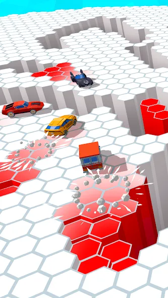 Cars Arena: Fast Race 3D (Карс Арена) [МОД: Много монет, Открытые уровни и Мега MOD] Screenshot 5