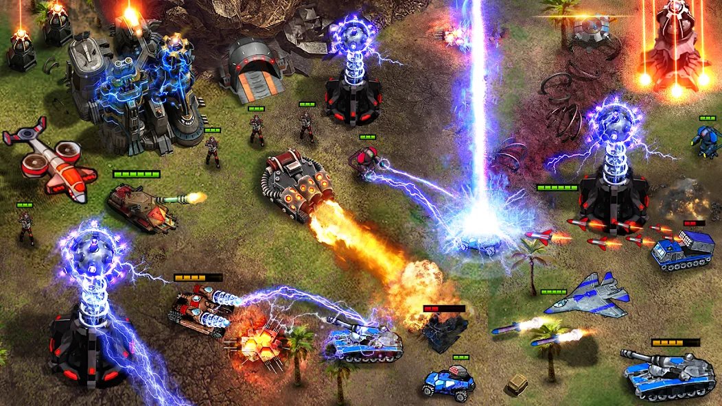 Command Generals RTS [МОД: Много денег, Монет и Все открыто] Screenshot 1