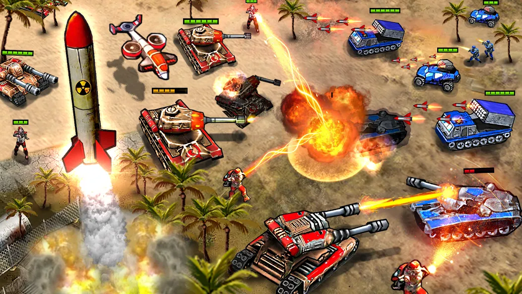 Command Generals RTS [МОД: Много денег, Монет и Все открыто] Screenshot 2