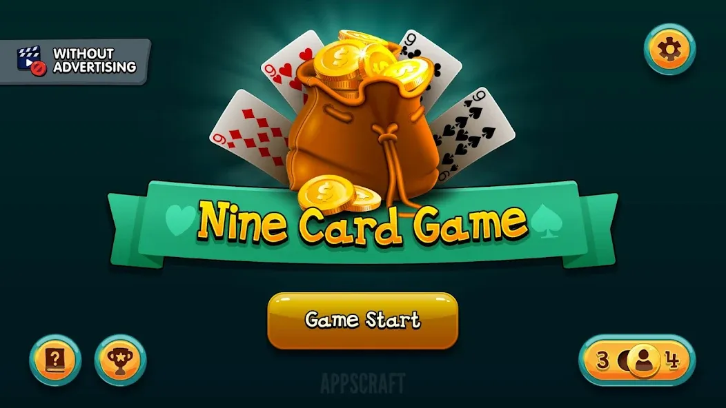 Nine Card Game online offline [МОД: Много монет, Открытые уровни и Мега MOD] Screenshot 2