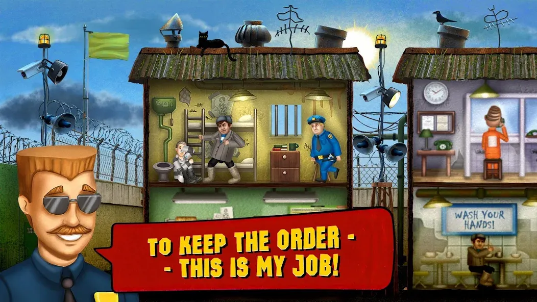 Prison Simulator [МОД: Все открыто, Дополнительные деньги и Меню MOD] Screenshot 1