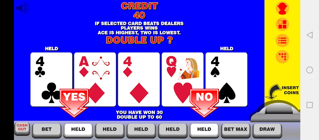 Video Poker with Double Up [МОД: Много денег, Монет и Все открыто] Screenshot 2