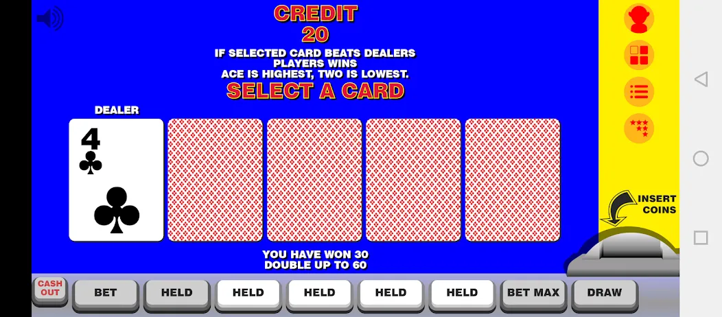 Video Poker with Double Up [МОД: Много денег, Монет и Все открыто] Screenshot 3
