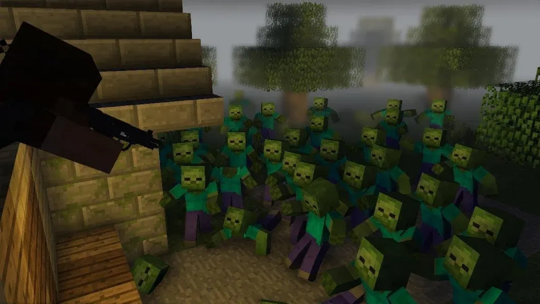 Zombie Apocalypse map for MCPE [МОД: Бесконечные деньги, Монеты и Мега MOD] Screenshot 2