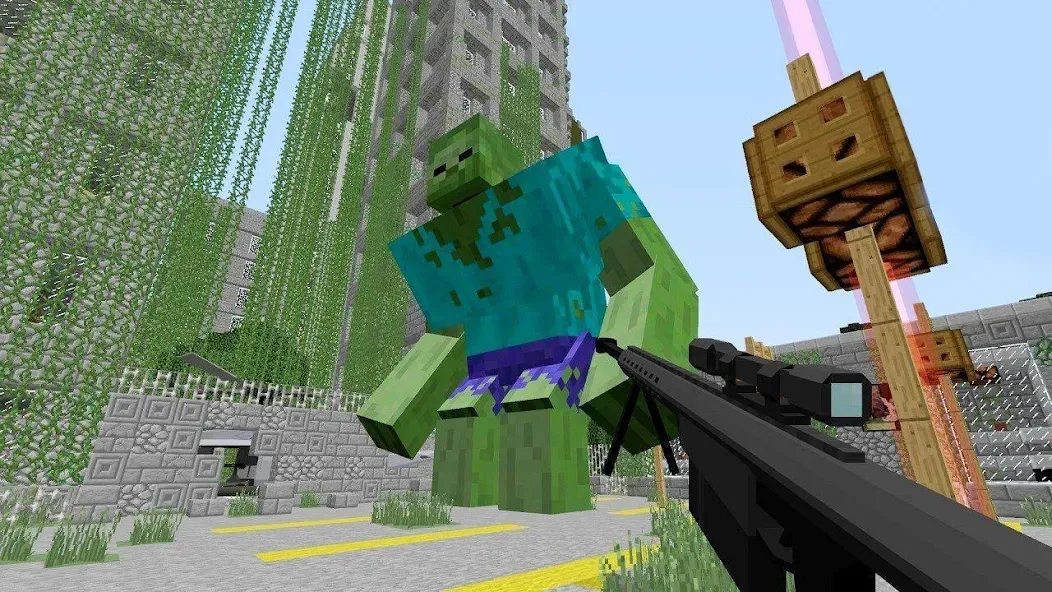 Zombie Apocalypse map for MCPE [МОД: Бесконечные деньги, Монеты и Мега MOD] Screenshot 4