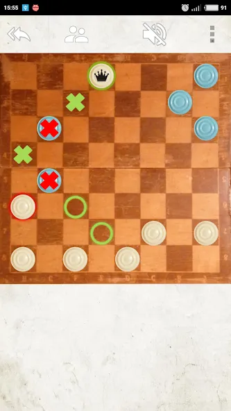 USSR Checkers [МОД: Много монет, Открытые уровни и Мега MOD] Screenshot 4