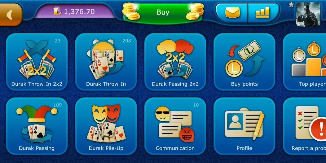 Durak LiveGames online [МОД: Много монет, Открытые уровни и Мега MOD] Screenshot 5