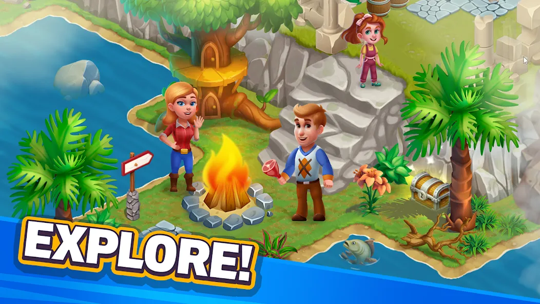 Golden Farm [МОД: Деньги, Монеты и Меню MOD] Screenshot 2