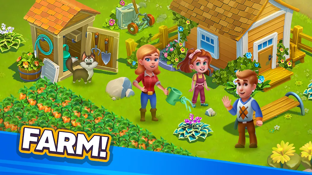 Golden Farm [МОД: Деньги, Монеты и Меню MOD] Screenshot 3