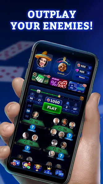 Durak Online 3D [МОД: Меню, Бесконечные монеты и Открытые уровни] Screenshot 2