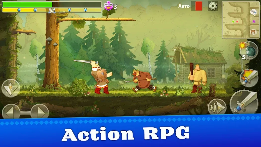 Heroes Adventure: Action RPG [МОД: Все открыто, Дополнительные деньги и Меню MOD] Screenshot 1