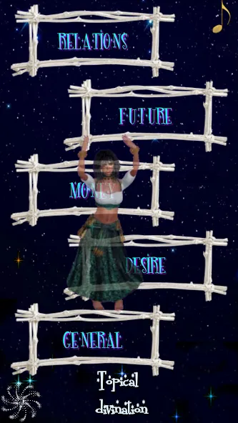 Gypsy fortune-telling [МОД: Все открыто, Дополнительные деньги и Меню MOD] Screenshot 1