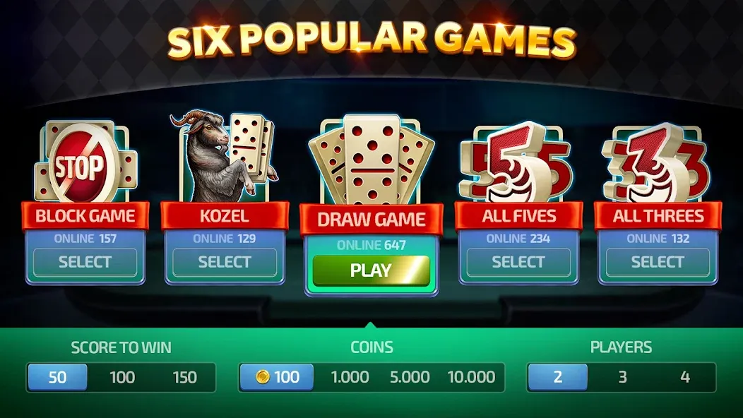 Domino - Dominos online game [МОД: Меню, Бесконечные монеты и Открытые уровни] Screenshot 3