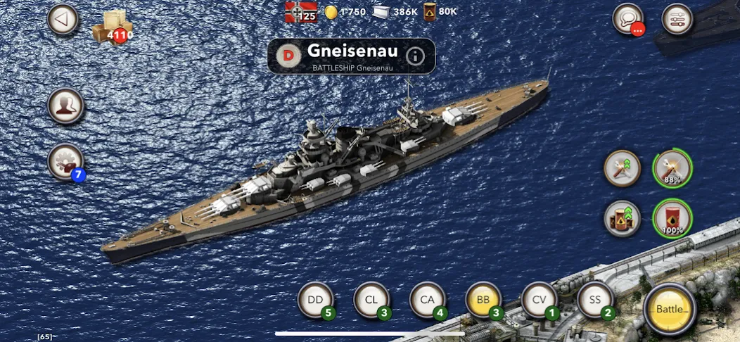 Navy Field: Online Sea Battles (НеиФилд) [МОД: Деньги, Монеты и Меню MOD] Screenshot 2