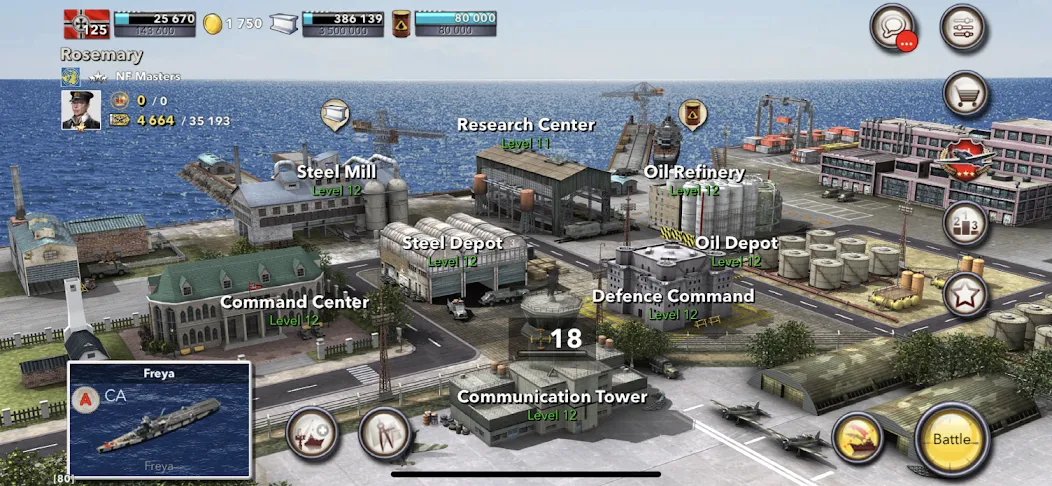 Navy Field: Online Sea Battles (НеиФилд) [МОД: Деньги, Монеты и Меню MOD] Screenshot 5