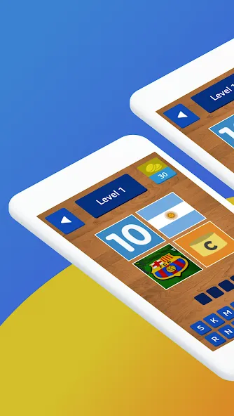 4 Pics 1 Footballer (Картинки 1 Футболист) [МОД: Бесконечные деньги, Монеты и Мега MOD] Screenshot 1