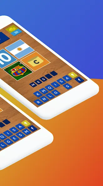 4 Pics 1 Footballer (Картинки 1 Футболист) [МОД: Бесконечные деньги, Монеты и Мега MOD] Screenshot 2