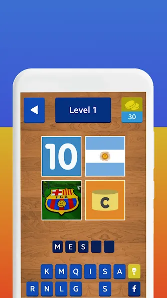 4 Pics 1 Footballer (Картинки 1 Футболист) [МОД: Бесконечные деньги, Монеты и Мега MOD] Screenshot 4