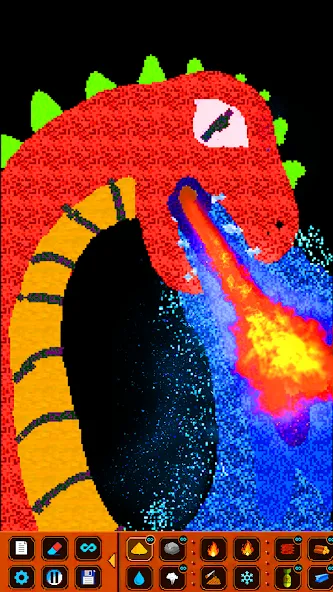 SandBox: Powder Simulator [МОД: Бесконечные деньги, Монеты и Мега MOD] Screenshot 2