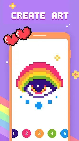 Paint by Number - Pixel Art [МОД: Много денег, Монет и Все открыто] Screenshot 3