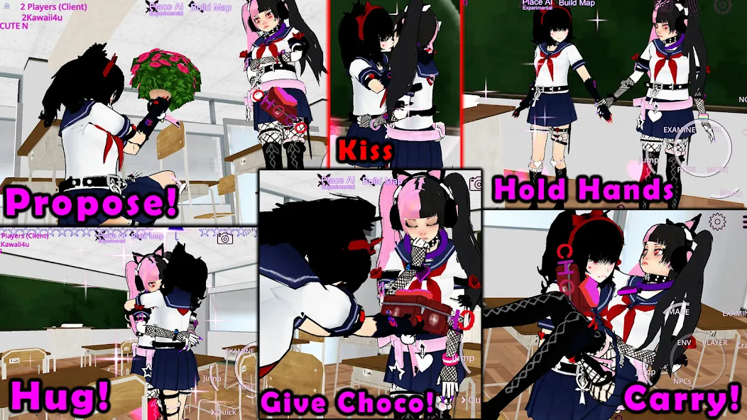 SchoolGirl AI 3D Anime Sandbox (Школьница  3D аниме песочница) [МОД: Бесконечные деньги, Монеты и Мега MOD] Screenshot 3