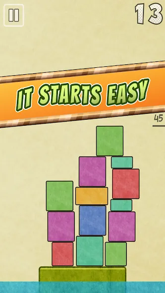 Drop Stack Block Stacking Game (Дроп Стэк блочная игра с укладкой блоков) [МОД: Бесконечные деньги, Монеты и Мега MOD] Screenshot 4