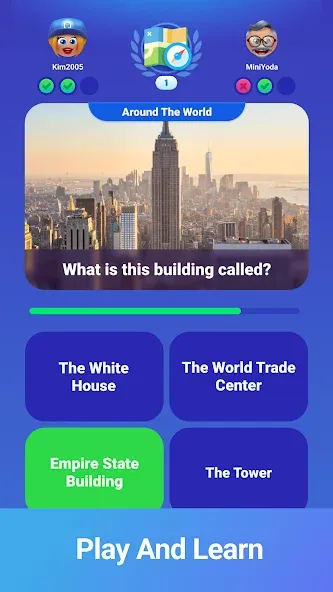 QuizDuel! Quiz & Trivia Game [МОД: Все открыто, Дополнительные деньги и Меню MOD] Screenshot 2
