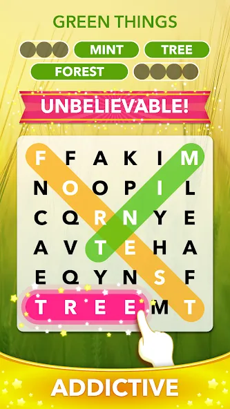 Word Heaps Search - Word Games (Ворд Хипс Срч) [МОД: Все открыто, Дополнительные деньги и Меню MOD] Screenshot 2