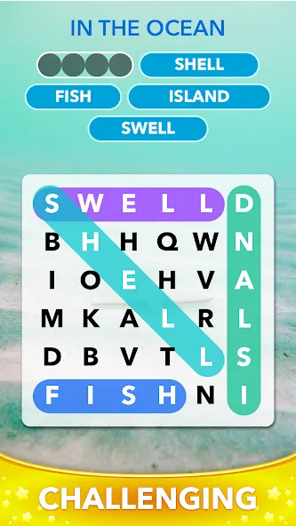 Word Heaps Search - Word Games (Ворд Хипс Срч) [МОД: Все открыто, Дополнительные деньги и Меню MOD] Screenshot 3