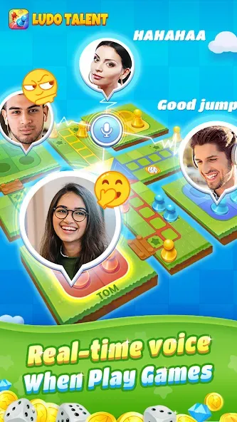 Ludo Talent - Game & Chatroom (Лудо Талент) [МОД: Деньги, Монеты и Меню MOD] Screenshot 2