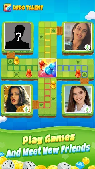 Ludo Talent - Game & Chatroom (Лудо Талент) [МОД: Деньги, Монеты и Меню MOD] Screenshot 5