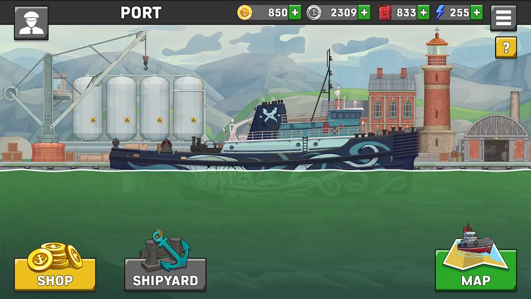 Ship Simulator: Boat Game (Шип Симулятор) [МОД: Деньги, Монеты и Меню MOD] Screenshot 1